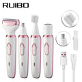 Multifunctional electric hair trimmer - 5-in-1 digital display hair clipper for women's body and intimate area hair removal