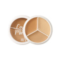 Makeup xixi skin cleansing and long-lasting makeup three-color concealer to cover freckles, spots, acne marks, dark circles, tear trough concealer palette