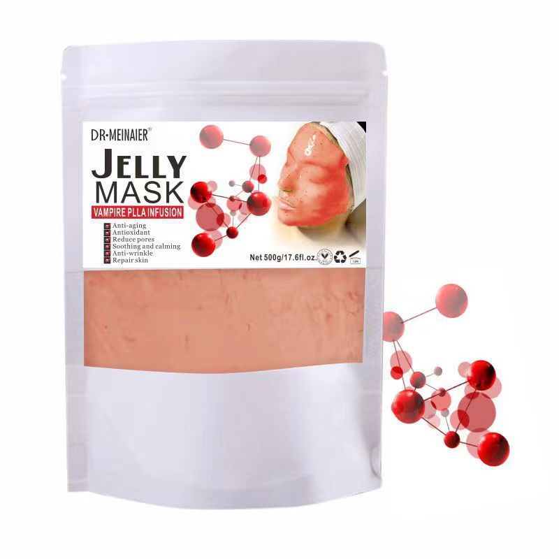 exclusive collagen crystal petal mask powder hydrating and moisturizing jelly soft mask powder 500g foreign trade wholesale