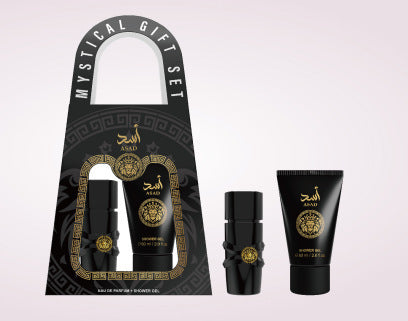 Perfume body lotion 2-piece set asad women's perfume gift set middle eastern arabian dubai perfume set wholesale