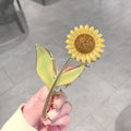 2024 new sunflower large claw clip - elegant & trendy hair clip, popular on tiktok, back of head shark clip