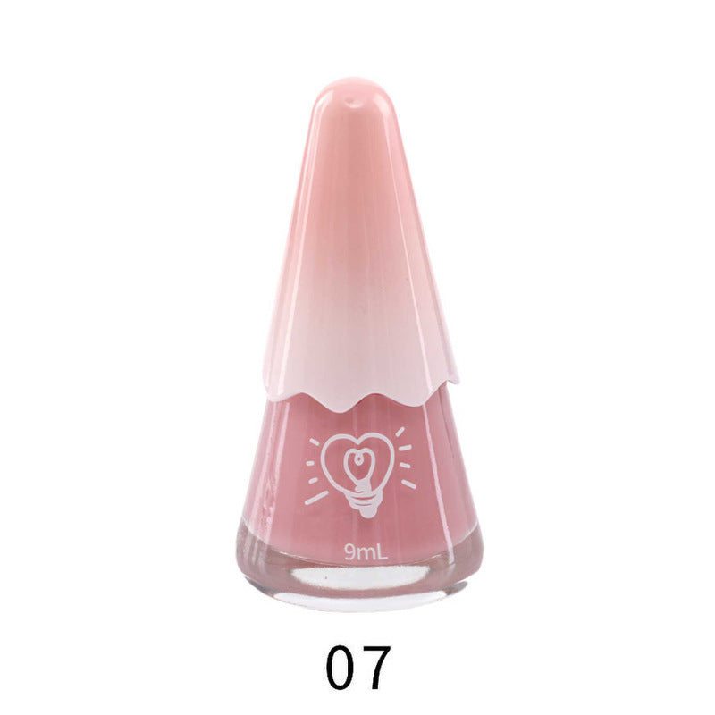 Nail polish, no baking, quick drying, tearable, water-based, peelable, wholesale, autumn and winter, cherry, hand and foot nail polish wholesale