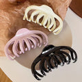 French retro oversized claw clip for thick hair, ponytail holder, 2024 new trendy hair clip, hair accessory