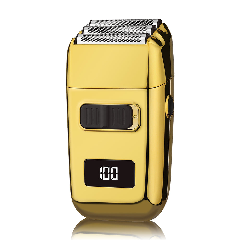 [downstream hot sale] new reciprocating electric shaver men's home 3-blade whitening device lcd digital display
