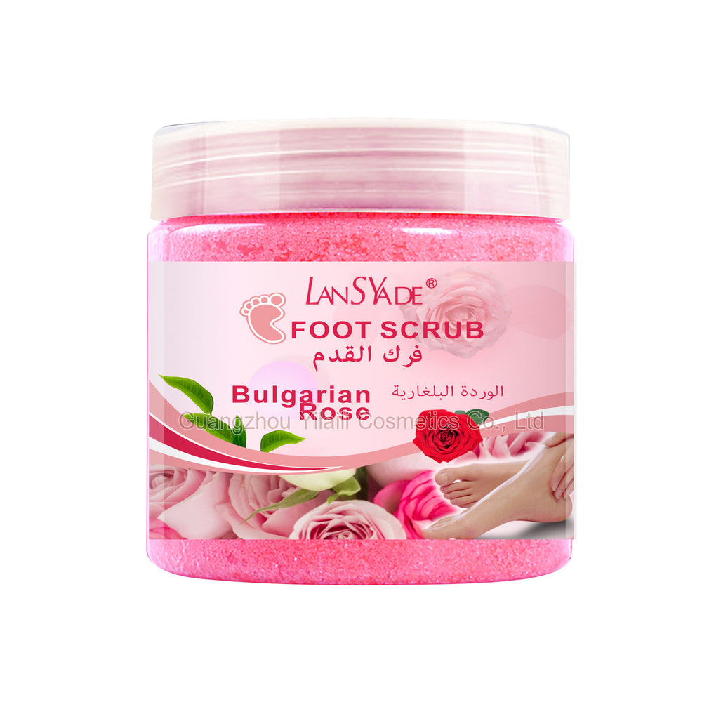 moisturizing body & foot scrub bath salts - deep cleansing, exfoliating, and dead skin removal with fragrant sea salt