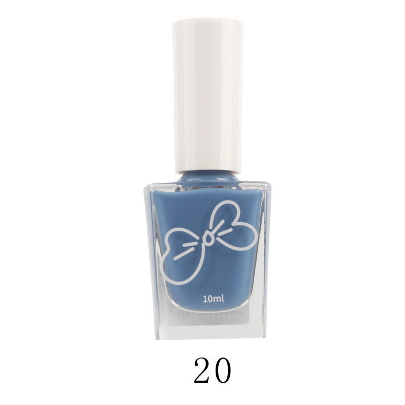 Fall and winter new color nail polish whitening oily non-peelable long-lasting nude black white nail polish wholesale