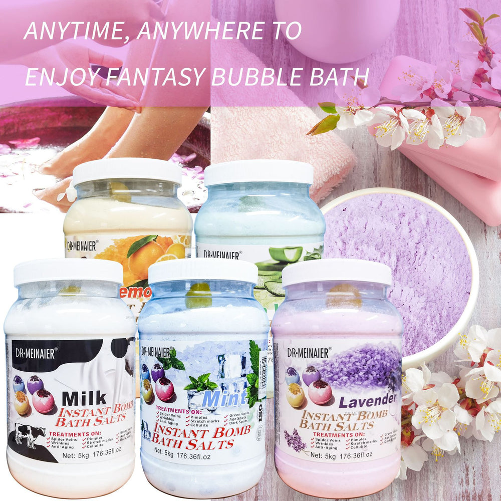 explosive petal bath salt instant bath powder nourishing and moisturizing bubble powder bath salt scrub salt batch 5kg