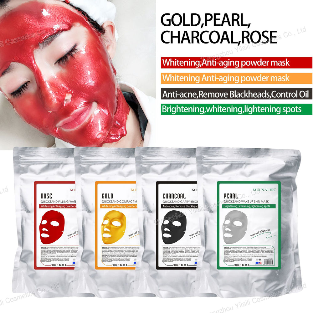 diy spa jelly mask powder collagen firming hydrating anti-aging crystal powder soft mask powder wholesale