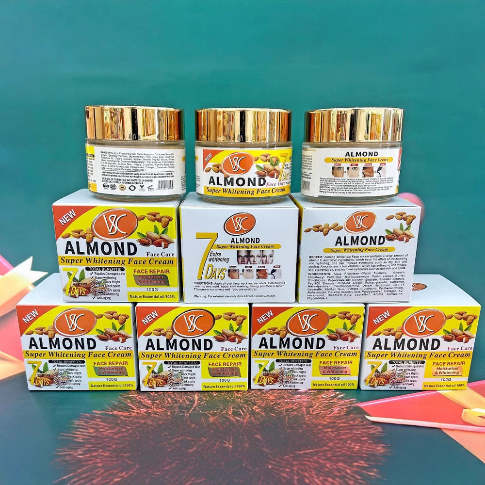 Wholesale export brightening & moisturizing carrot face cream, hydrating & firming almond turmeric face cream, moisturizer - factory direct
