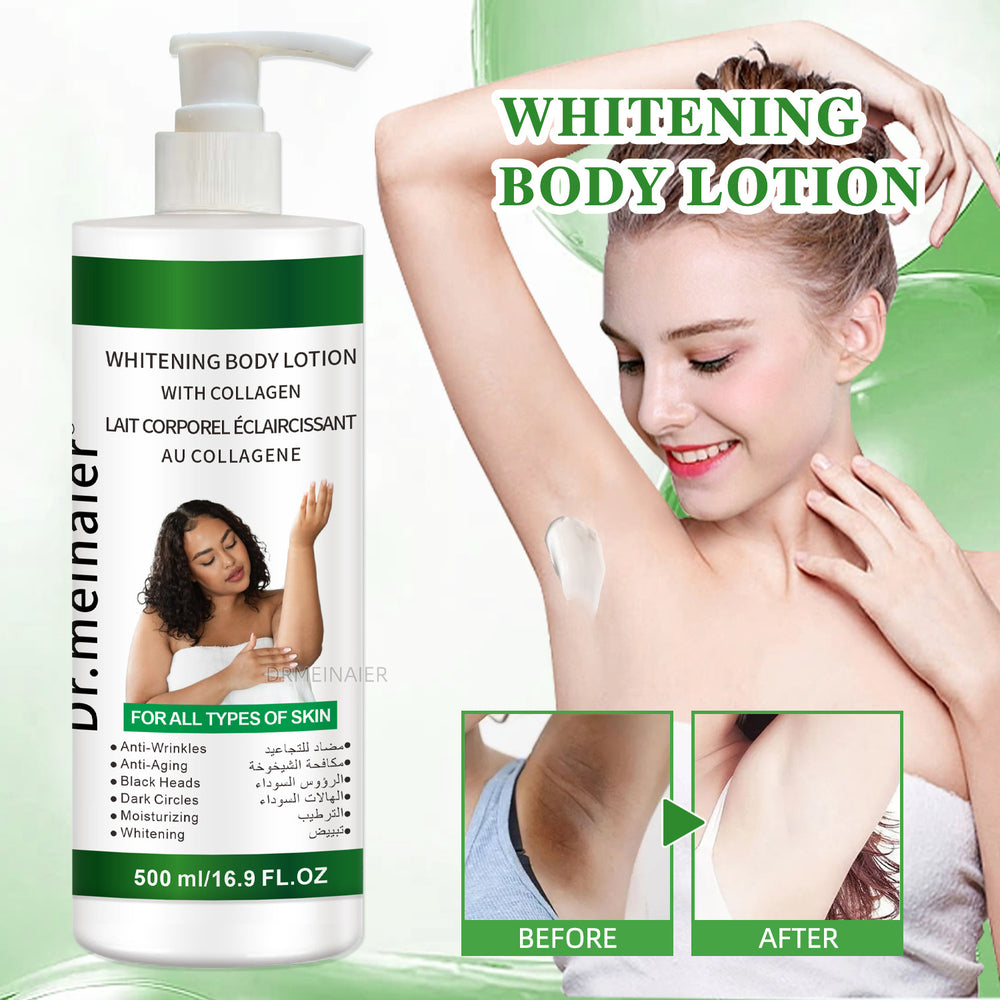 collagen body lotion 500ml - all english anti-wrinkle, hydrating, and moisturizing skin care cream - wholesale