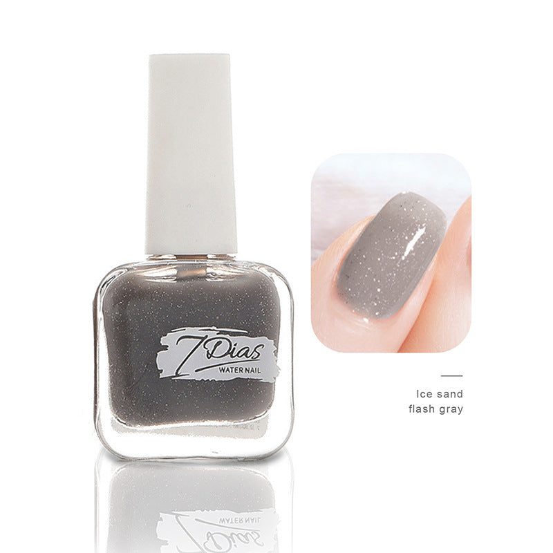 Nail polish manicure shop no-bake quick-drying long-lasting non-tearable fall and winter water-based non-peelable transparent nude nail polish