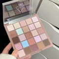 Capel twenty-five color lake shore pastel eyeshadow palette pearlescent matte earthy color light makeup peach nude makeup work clothing palette