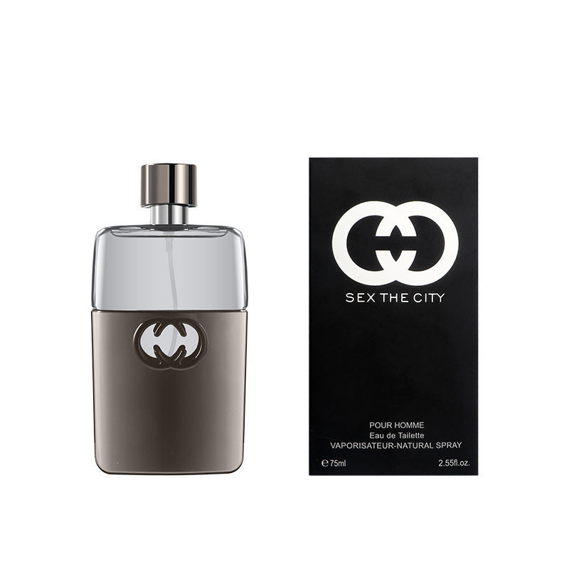 Black guilty love men's cologne - long-lasting, fresh, and woody fragrance for the modern gentleman (cross-border perfume)