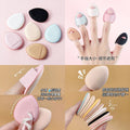 Mini pinky finger air cushion powder puff makeup sponge finger puff dry and wet dual-use powder bottom liquid does not eat powder fingertip powder puff