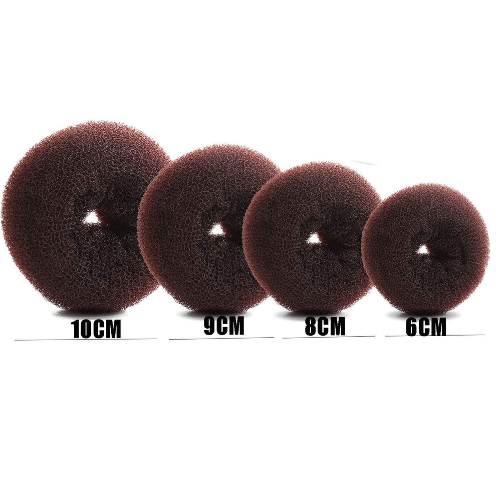 Factory direct sweet bun maker - donut style hair styler - nylon, gentle on hair, easy hair bun tool