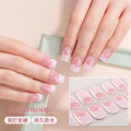 Zhengxiang custom gel nail stickers - waterproof french smudge, sparkle, uv semi-cured nail art stickers, cartoon designs