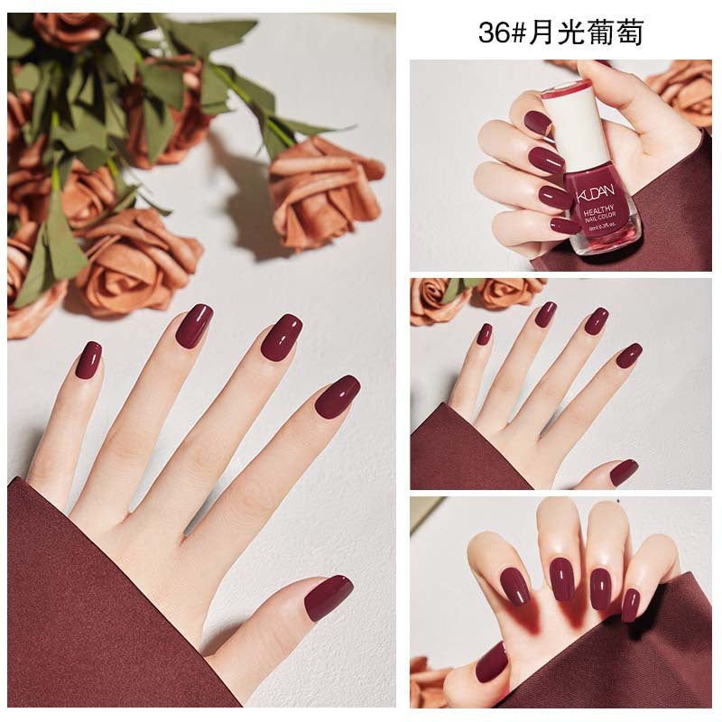Oily colorful character nail polish, long-lasting, no baking, non-peelable, quick-drying, whitening, non-tearable, cross-border live broadcast nail polish