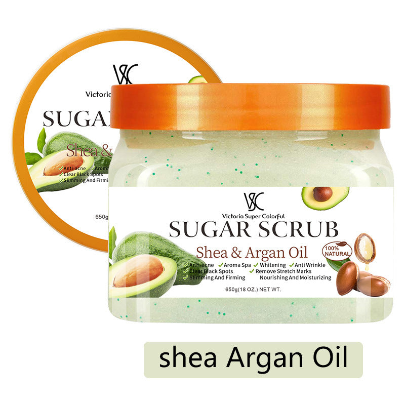 natural pure sugar scrub classy fruit fragrance bath rejuvenating moisturizing exfoliating bath salt body bath salt