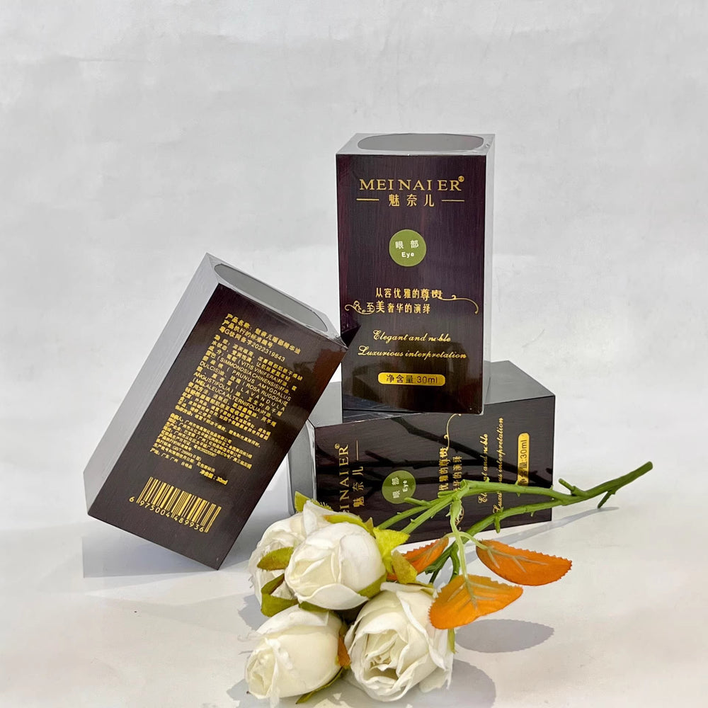 menair wooden box eye essence oil 30ml moisturizing and brightening eye care oil