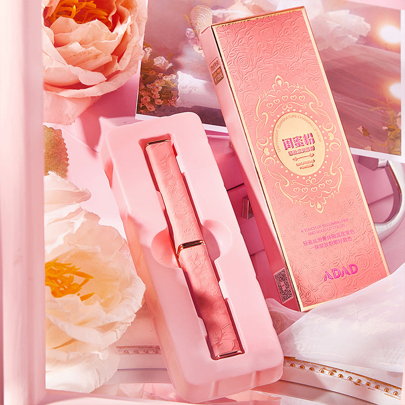 Adad color-changing lipstick: lightweight, hydrating, moisturizing, reduces lip lines, lipstick primer, temperature-sensitive color changing lip mask