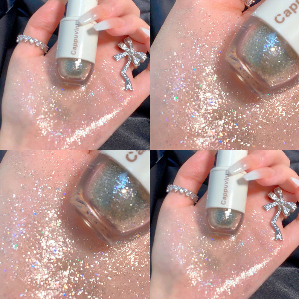 Capavine starry eyeshadow liquid fine shimmer sparkling diamond sequins one tear liquid eyeshadow