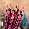 cosmetics midnight black waterproof lip liner - nude lip definition, long-lasting, smudge-proof 1625