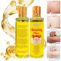 exclusive glutathione & vc 7-day double whole body whitening, nourishing and moisturizing massage essence oil 250ml