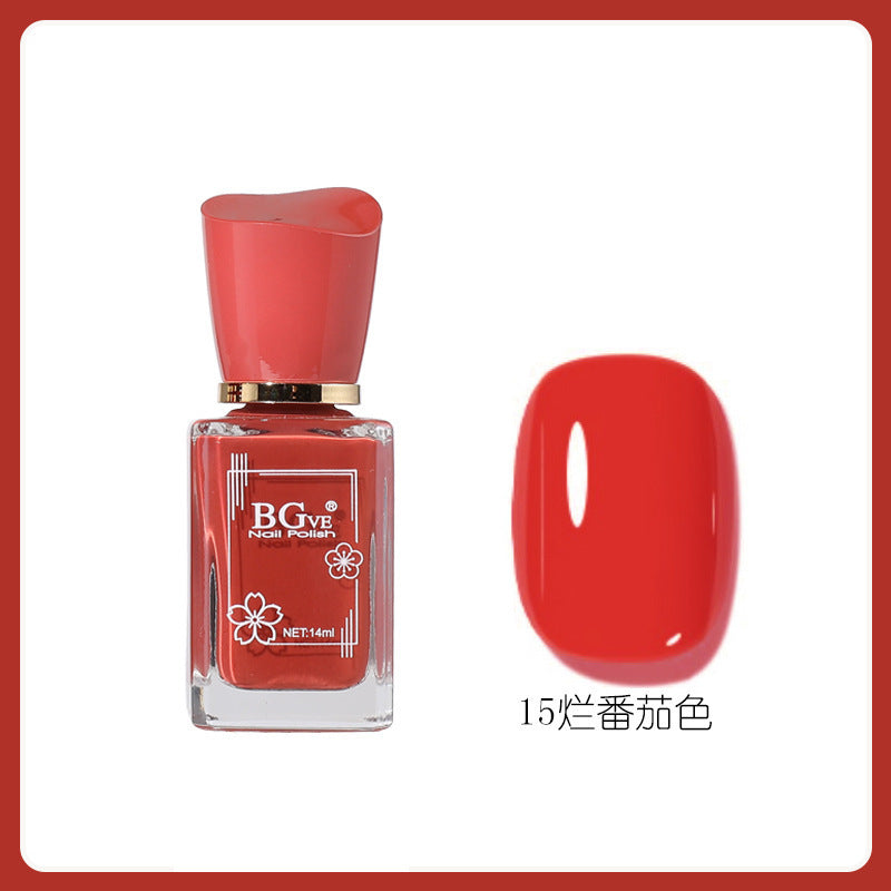 Oil-based nail polish, no-bake micro-gel, scented nail polish, long-lasting, quick-drying, nude color, non-peelable, nude color, sparkling nail polish