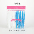 Screw bar large, medium and small hollow solid curling core perm rod spiral bar hairdressing supplies cold perm bar tool