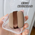 Little girl chocolate biscuit powder puff super soft and compliant wet and dry dual use air cushion powder puff liquid foundation sponge makeup powder puff