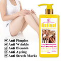 retinol active brightening cream 500ml moisturizing brightening repair milk body lotion factory