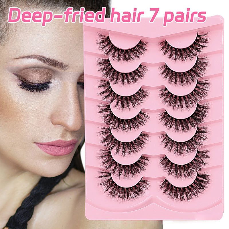 False eyelashes faux mink lashes fluffy long 8d fake lashes