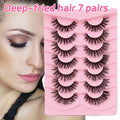 False eyelashes faux mink lashes fluffy long 8d fake lashes