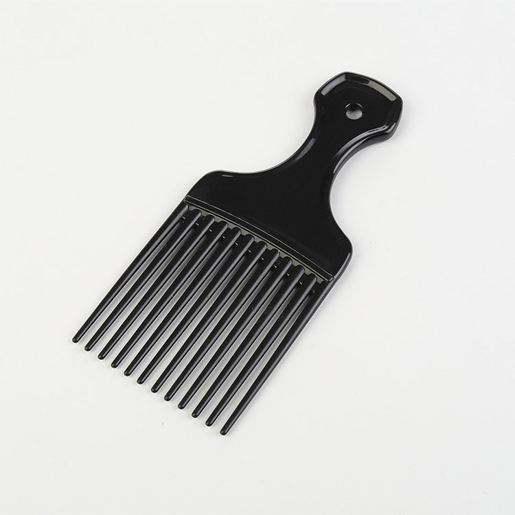Retro oil head comb fashion oil head comb colorful oil head comb salon hair styling comb tool printed logo