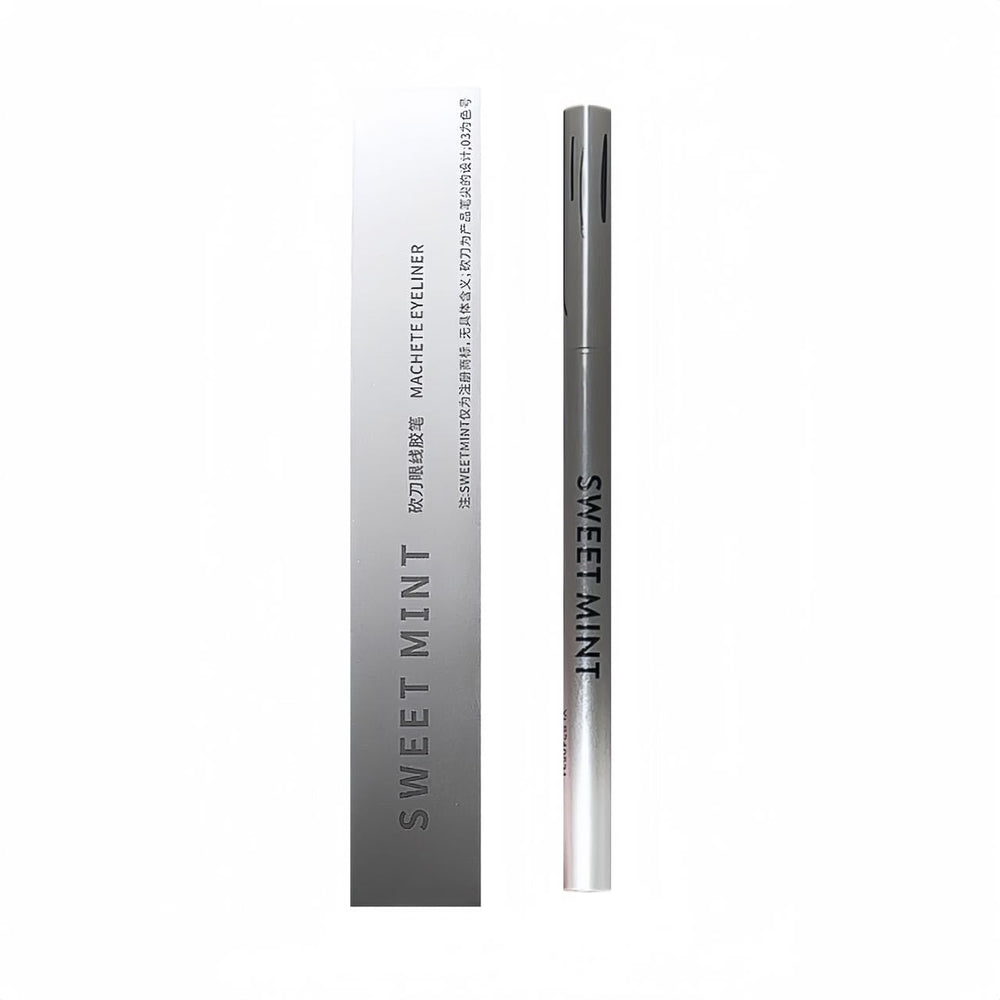 Sweet mint machete eyeliner gel pen long-lasting waterproof sweatproof not easy to smudge outline to shadow silkworm pen
