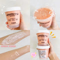 sea salt ice cream ice cream fruit acid bath salt exfoliating chicken skin scrub shower gel two-in-one