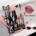 Gege bear crystal clear plumping lip glaze - waterproof, smudge-proof, mirror glass finish, moisturizing lipstick