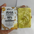all-english soap rich in vitamins a&e&c 80g brightens skin tone and improves dark yellow cleansing handmade soap
