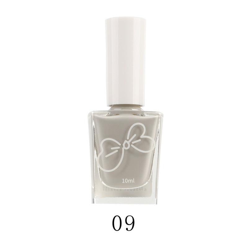 Fall and winter new color nail polish whitening oily non-peelable long-lasting nude black white nail polish wholesale