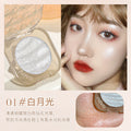 Novo illusion light sculpting highlighter - shimmering, multi-chrome, face illuminator (potato clay texture)