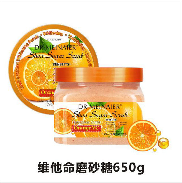 ice cream arbutin sugar scrub to remove black and exfoliate chicken skin bath salt bath salt coffee scrub 650g