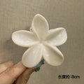 Splashed ink flowers white [8cm]