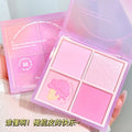 Xixi rushes to the sunset four-color blush to brighten the contour of the vitality girl's daily whitening peach matte rouge wholesale