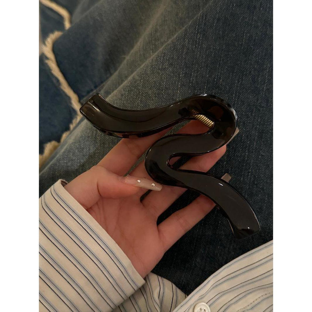 Geometric shape large shark clip grab clip back of head hair grab simple hair clip women's hair volume new arrival headwear
