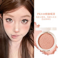 Makeup xixi sweet pink blush expansion and contraction color vitality girl brightening contour matte single color blush