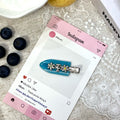 New arrivalk-style small flower metal edge clip seamless acetate duckbill clip bangs clip cute hair accessories hairpin hair root