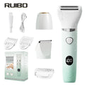 3-in-1 women's electric shaver - wet & dry, intimate area hair remover, washable hair trimmer & razor