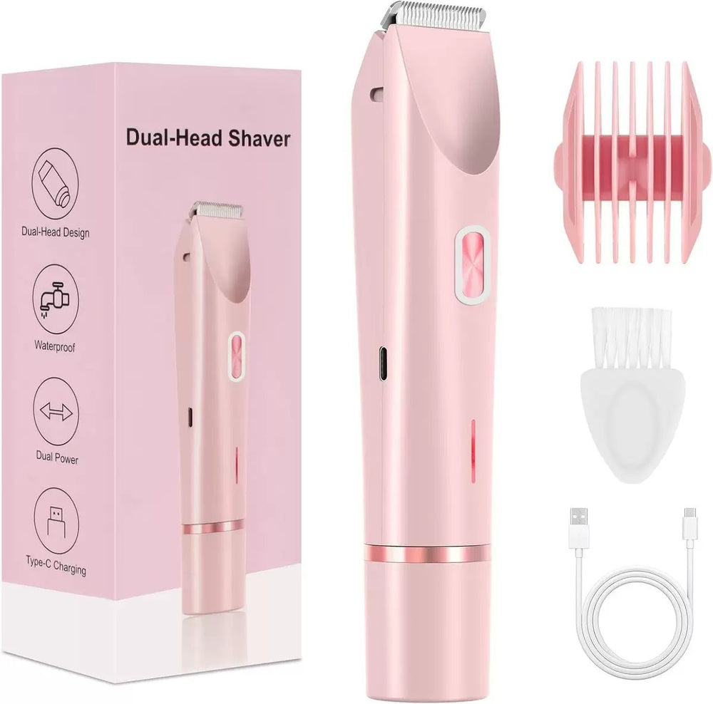 bestseller: women's electric double-headed epilator - body hair removal device for intimate and full body use