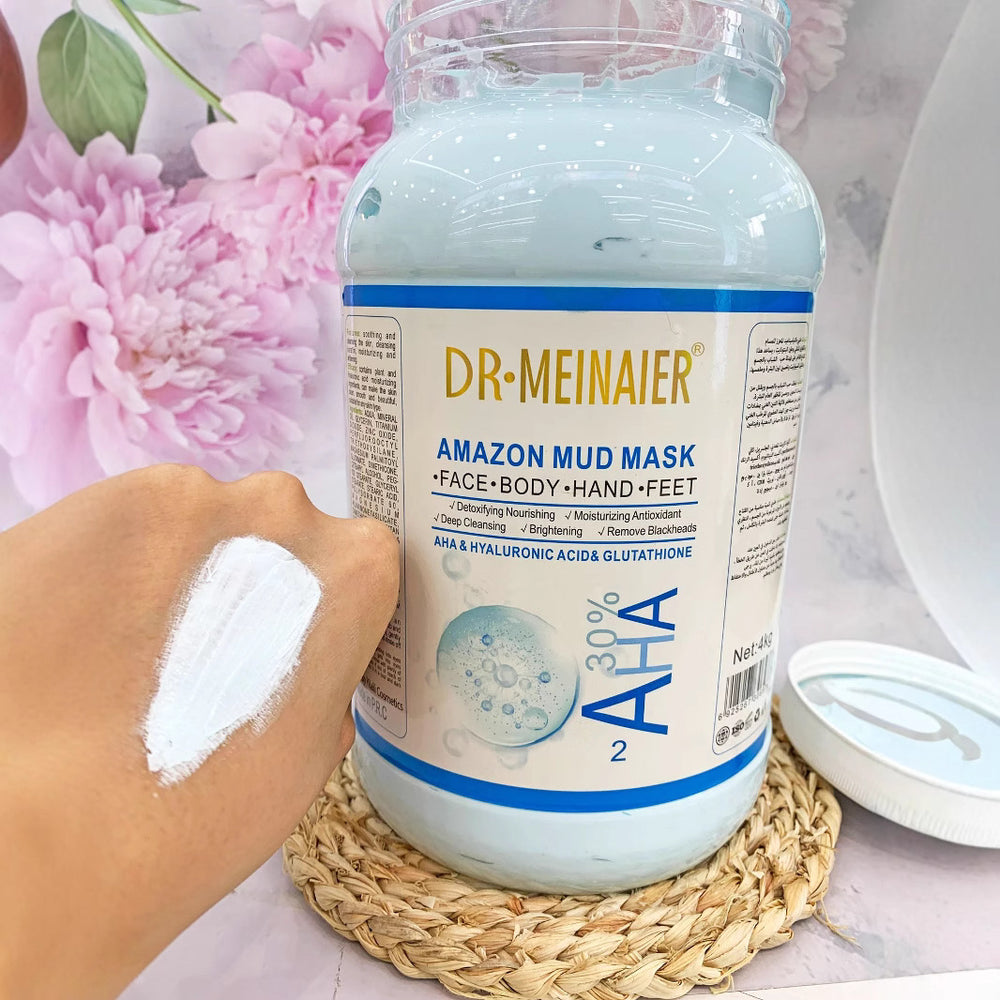 aha mask cream 4kg - deep cleansing & pore minimizing clay mask - wholesale for export