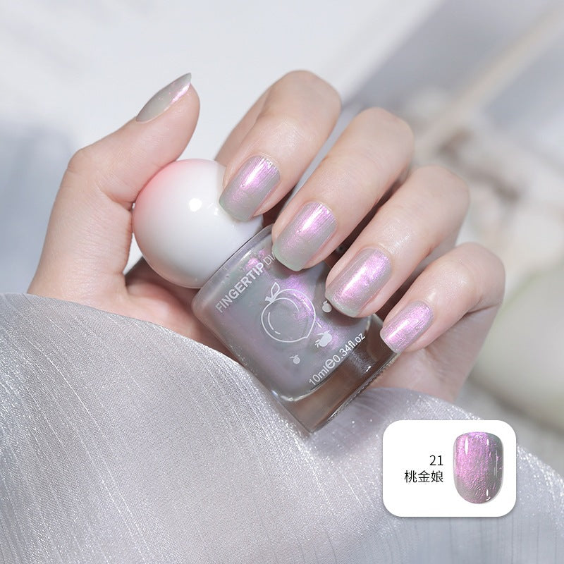 Nail polish summer colorful new color water-based nail polish nude nail polish whitening no-bake peelable nail art